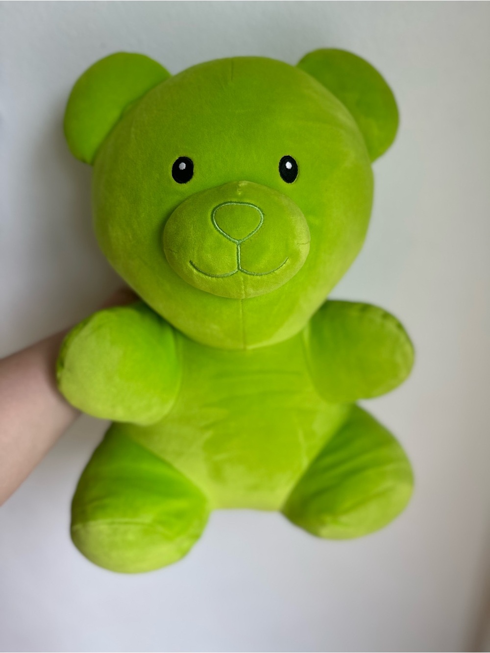 Green teddy bear
